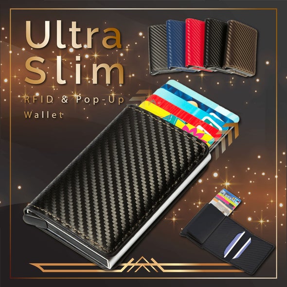 RFID Ultra Slim Pop-Up Wallet