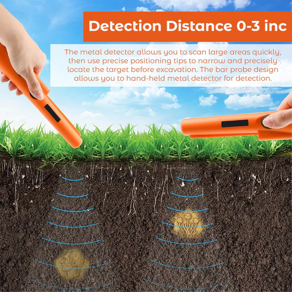 RICPIND 2 Treasure Find High Sensitivity Metal Detector