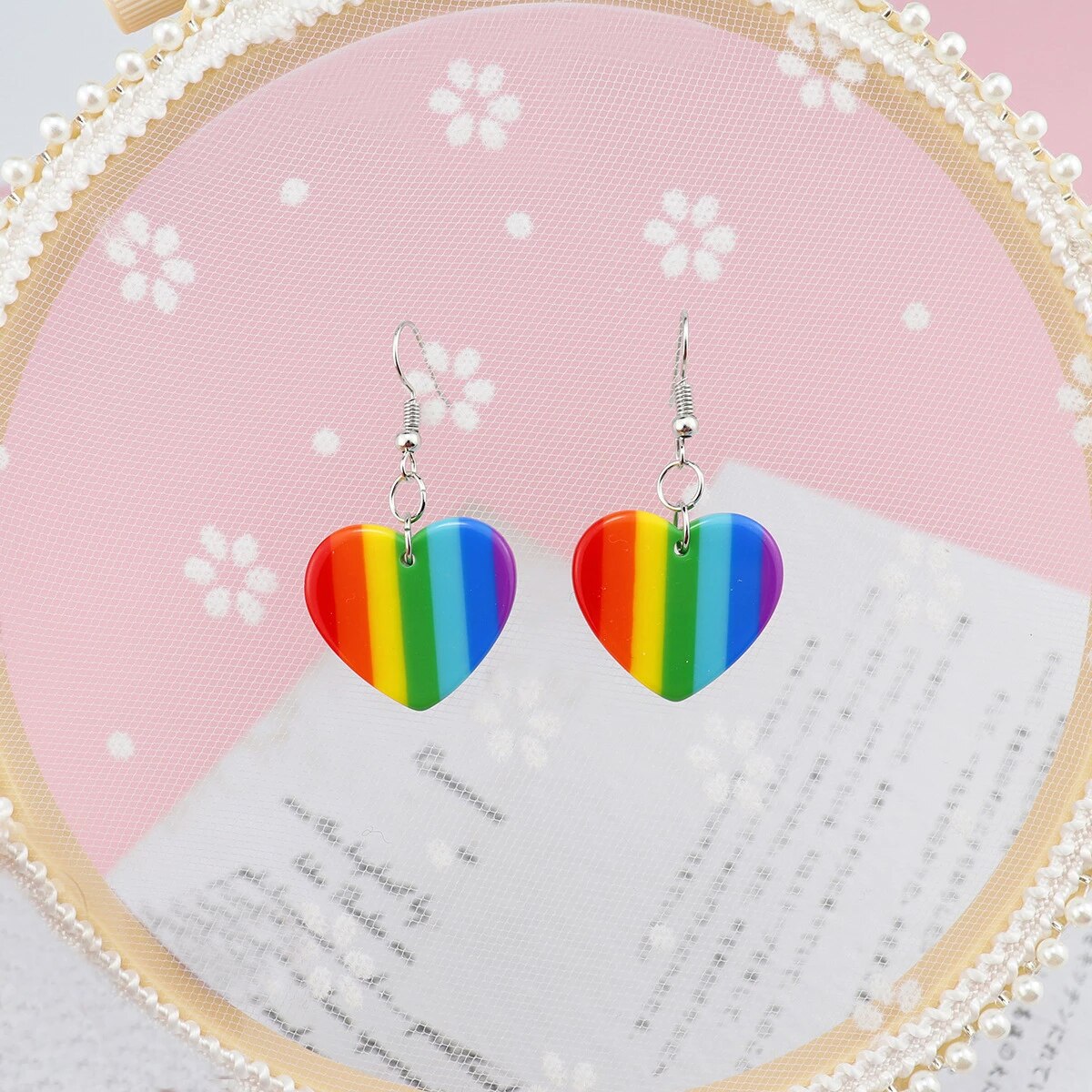 Rainbow Star Earrings For Women