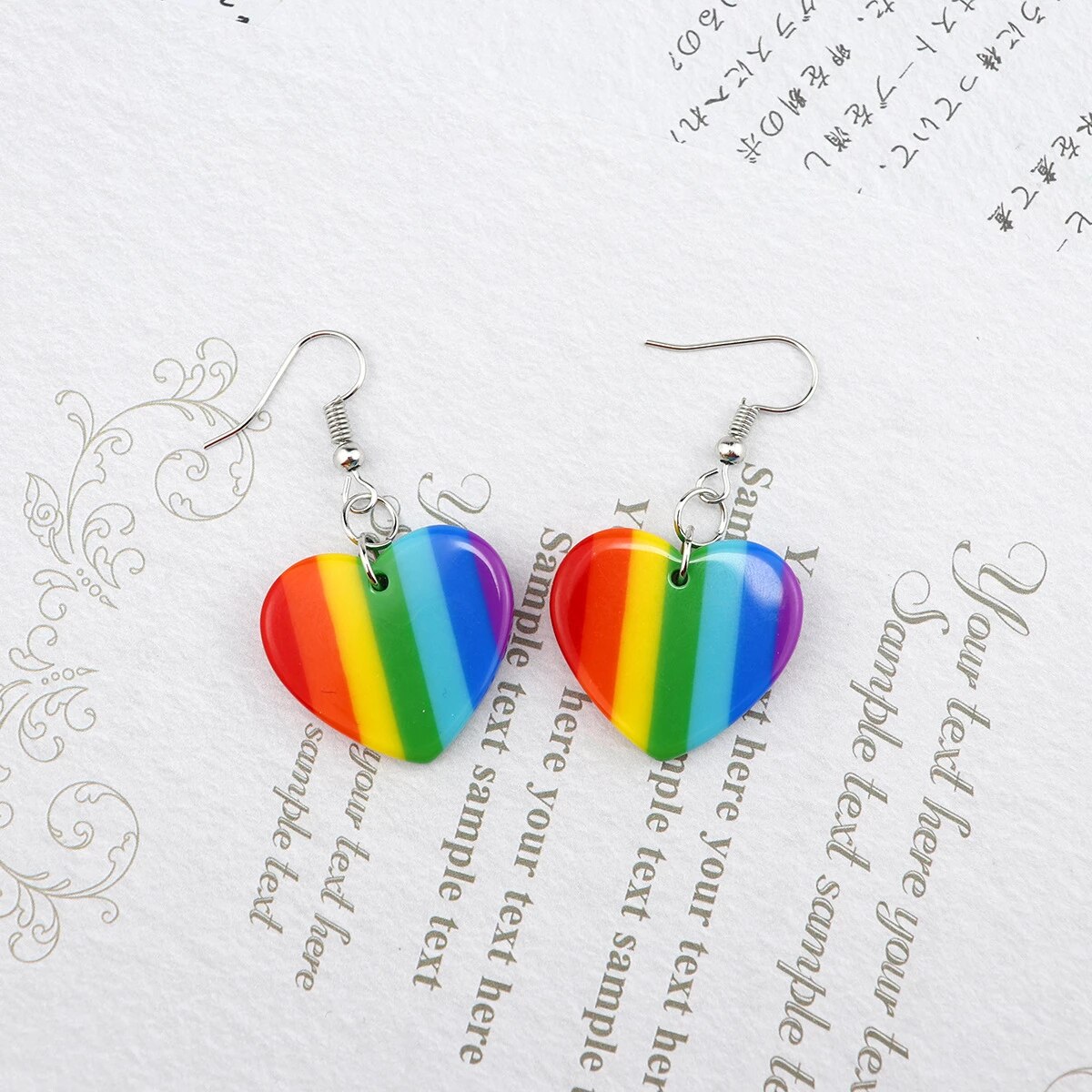 Rainbow Star Earrings For Women