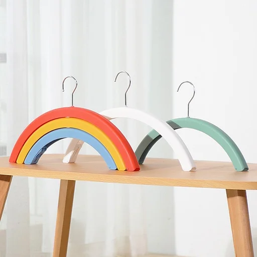 Three-Layer Multifunctional Rainbow Rotating Clothes Hanger