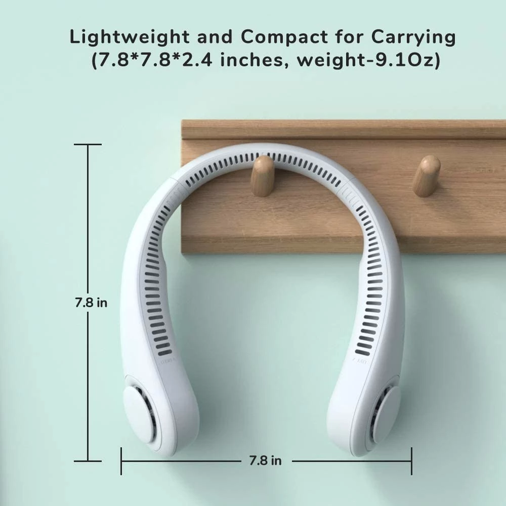 Rechargeable Neck Fan