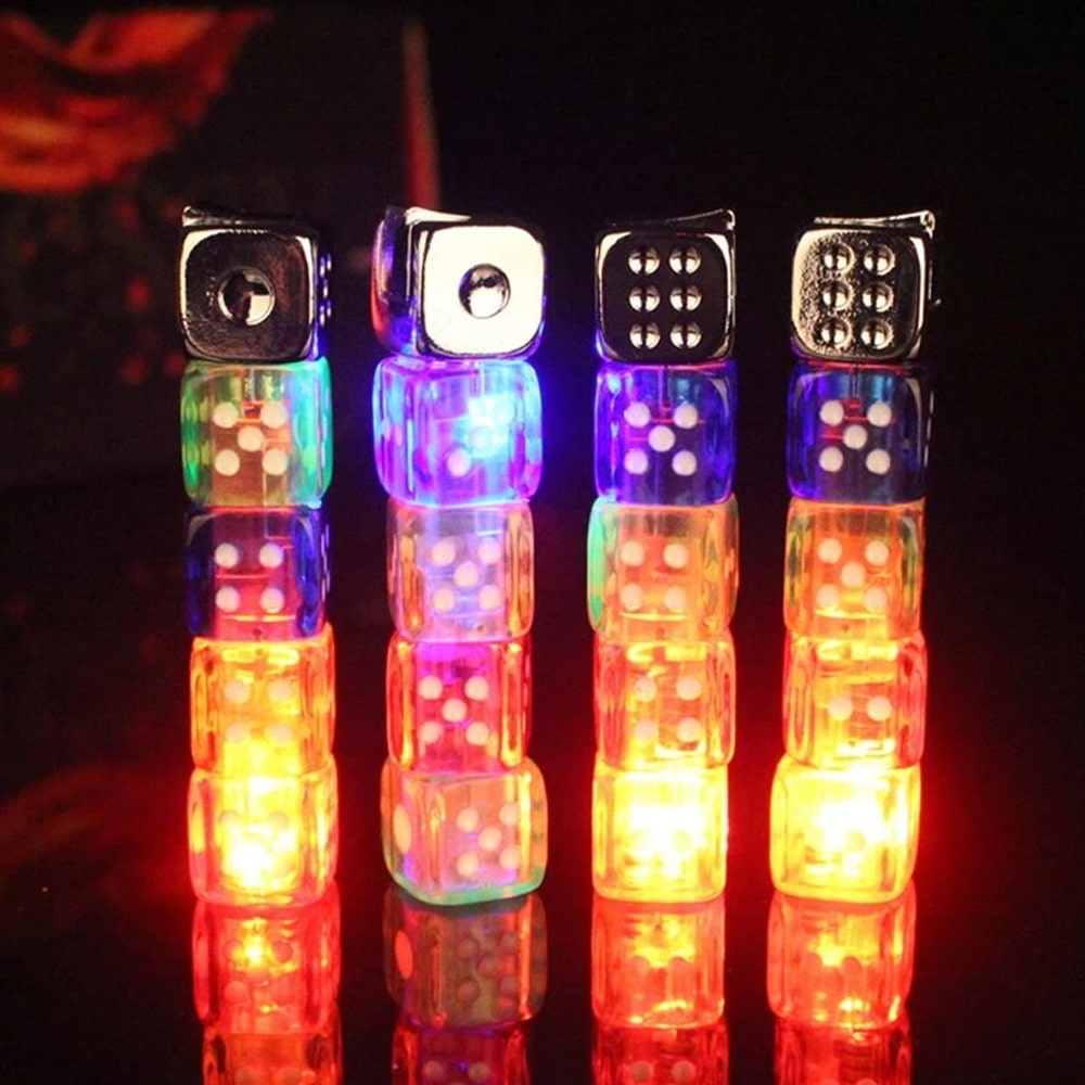 Refillable LED Dice Lighter