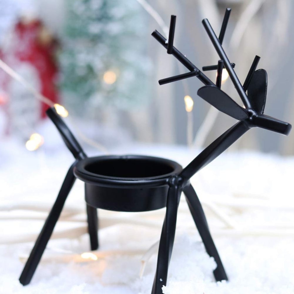 Christmas Reindeer Tea Light Candle Holder