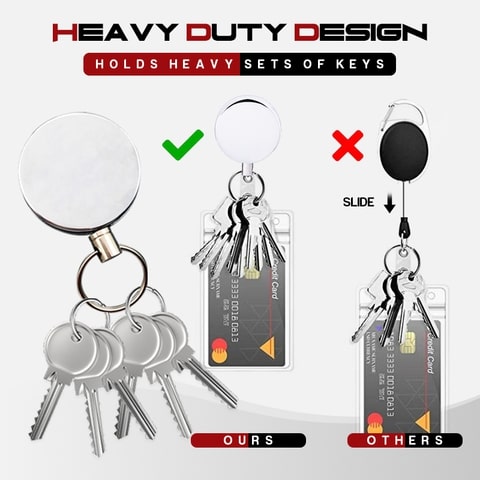 Retractable Anti Lose Key Ring