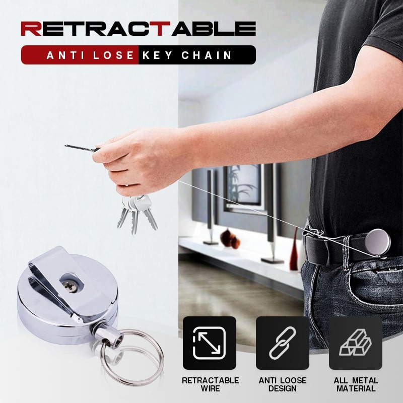 Retractable Anti Lose Key Ring