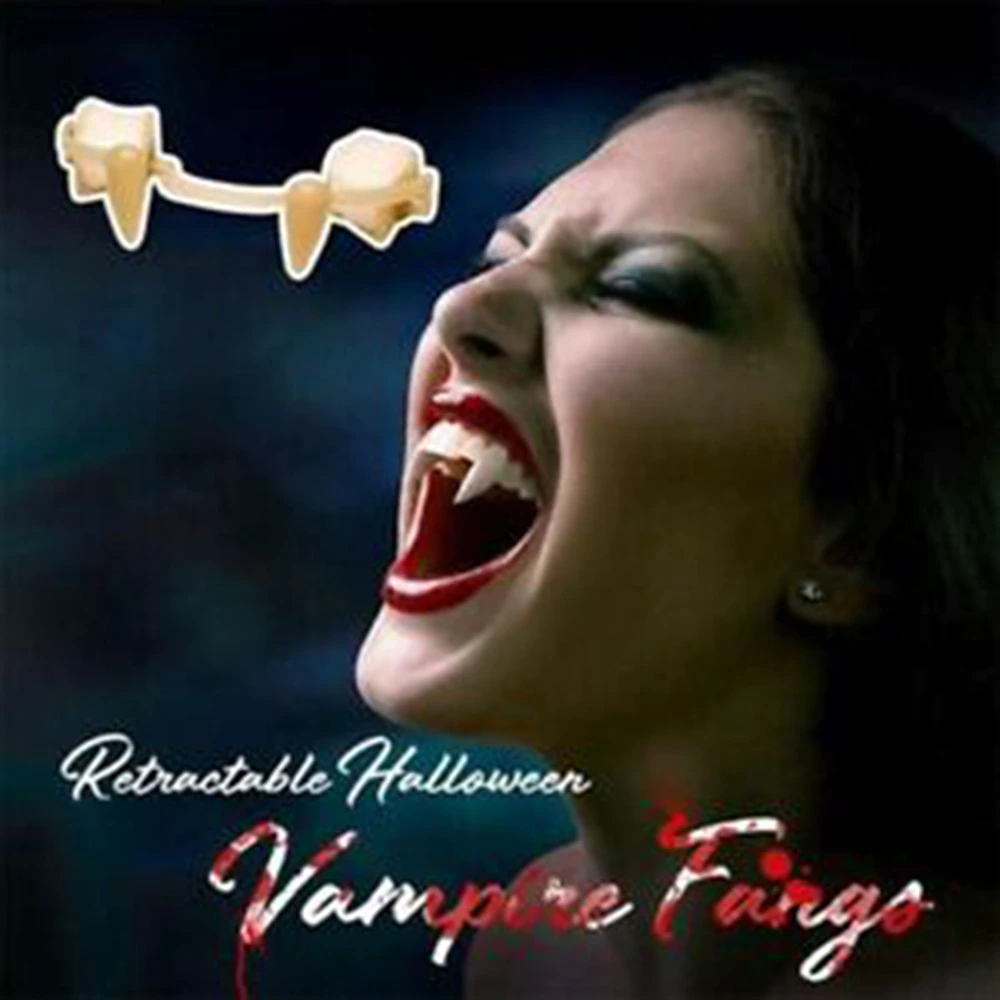 Retractable Halloween Vampire Fangs