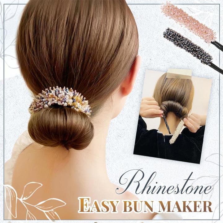 Rhinestone Easy Bun Maker