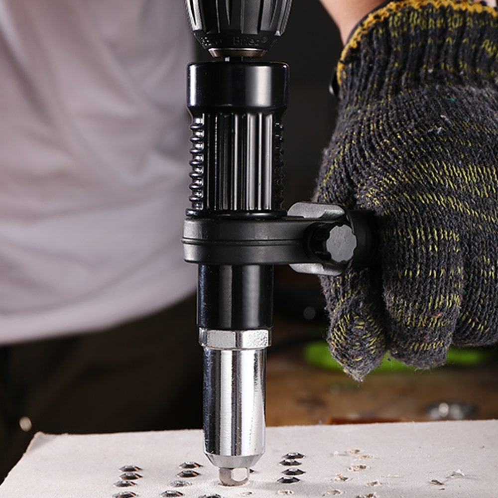 Rivet Gun Adapter Drill Attachment