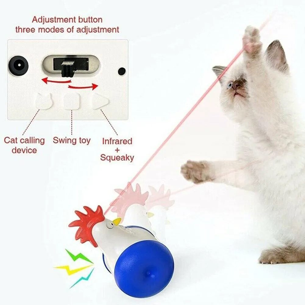 Rooster Laser Cat Toy