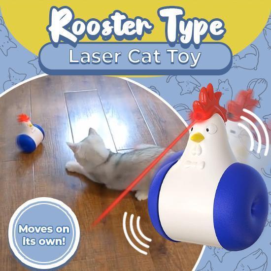 Rooster Type Laser Cat Toy