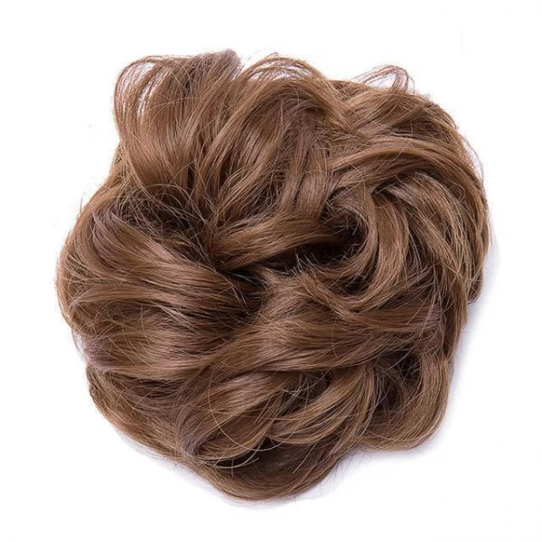 Rose Bun Hair Scrunchie