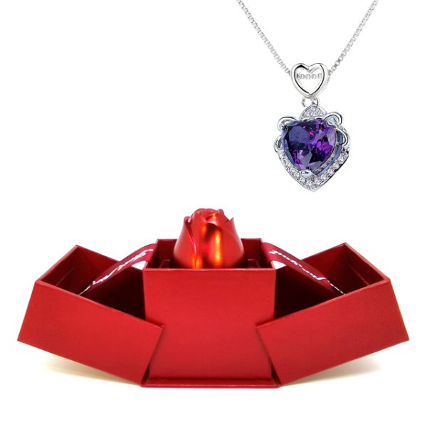 Rose Necklace Gift Set