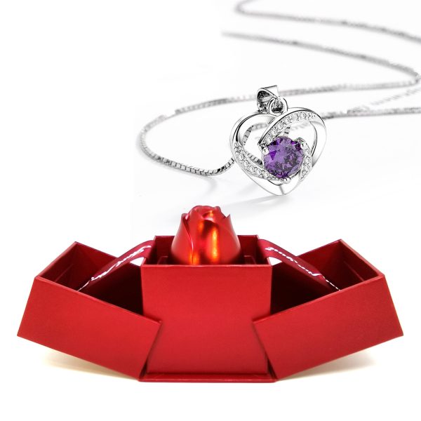 Rose Necklace Gift Set