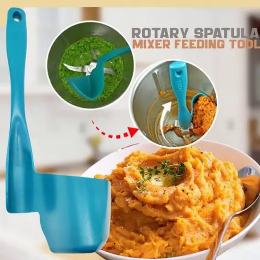 Rotary Spatula Mixer Feeding Tool