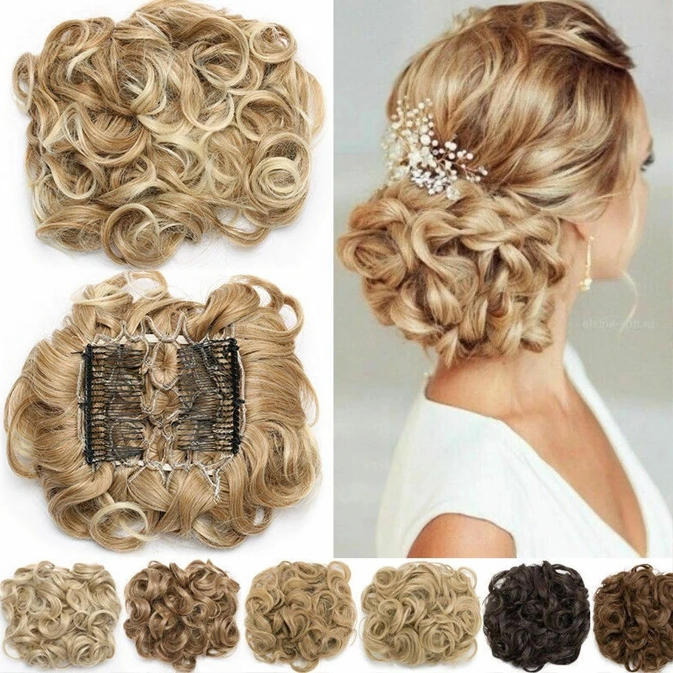 Save Your Messy Hair-Curly Hairpin Bun