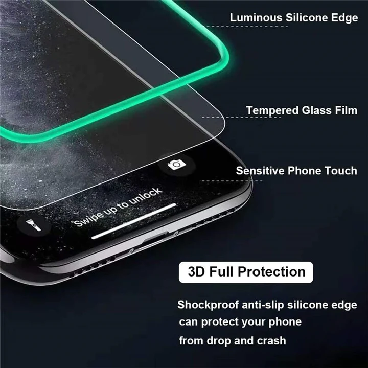 Luminous Glowing Tempered Glass Screen Protector