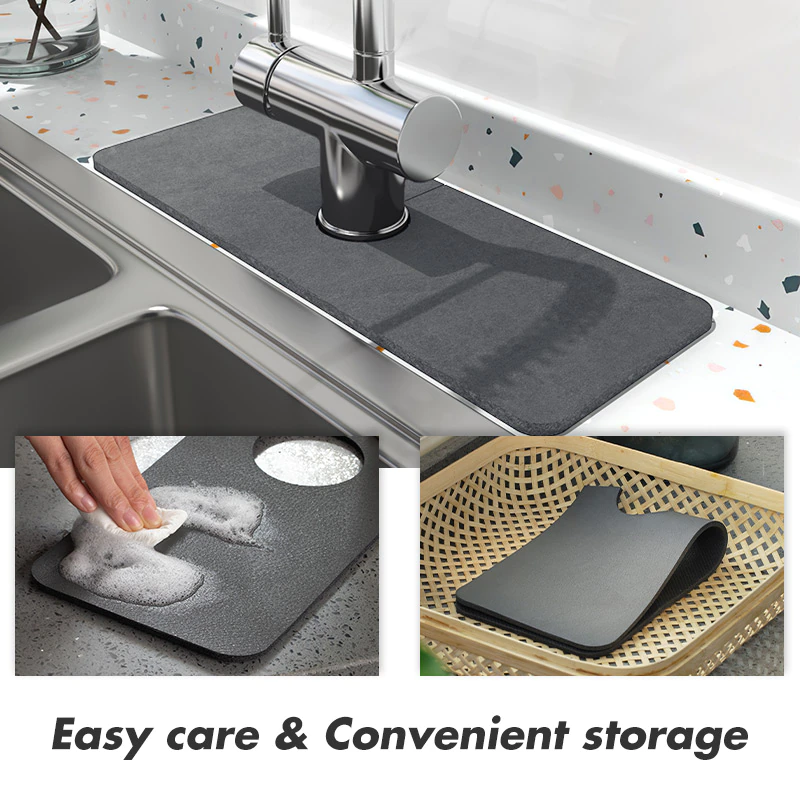 Diatomite Faucet Absorbent Mat