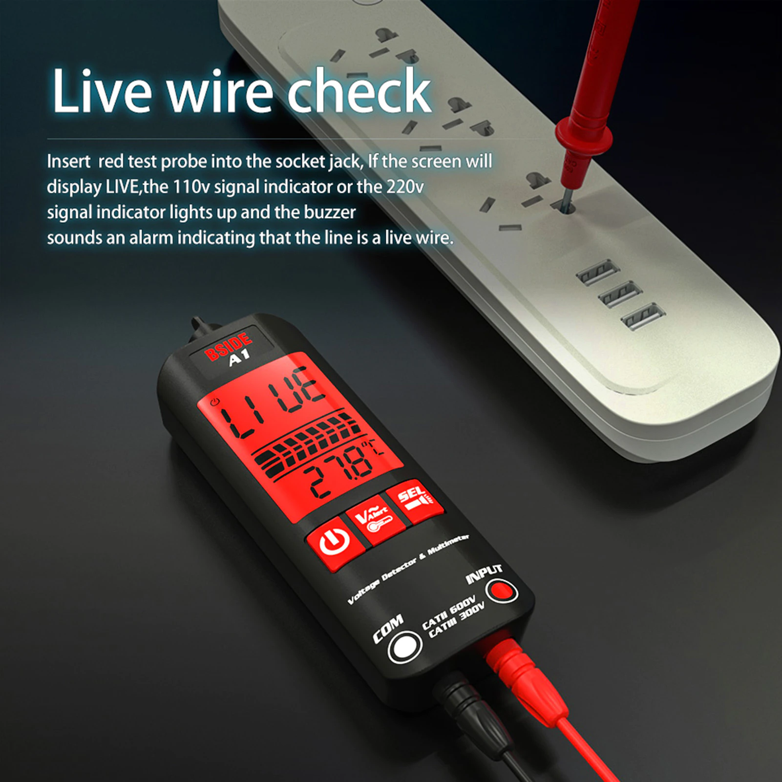 Anti-Burn Intelligent Digital Multimeter