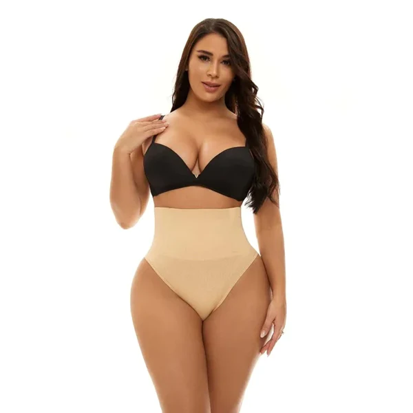 SCULPTIFY Plus Size High Waist Tummy Control Thong