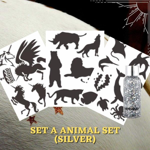 Halloween Glitter Tattoo Kit