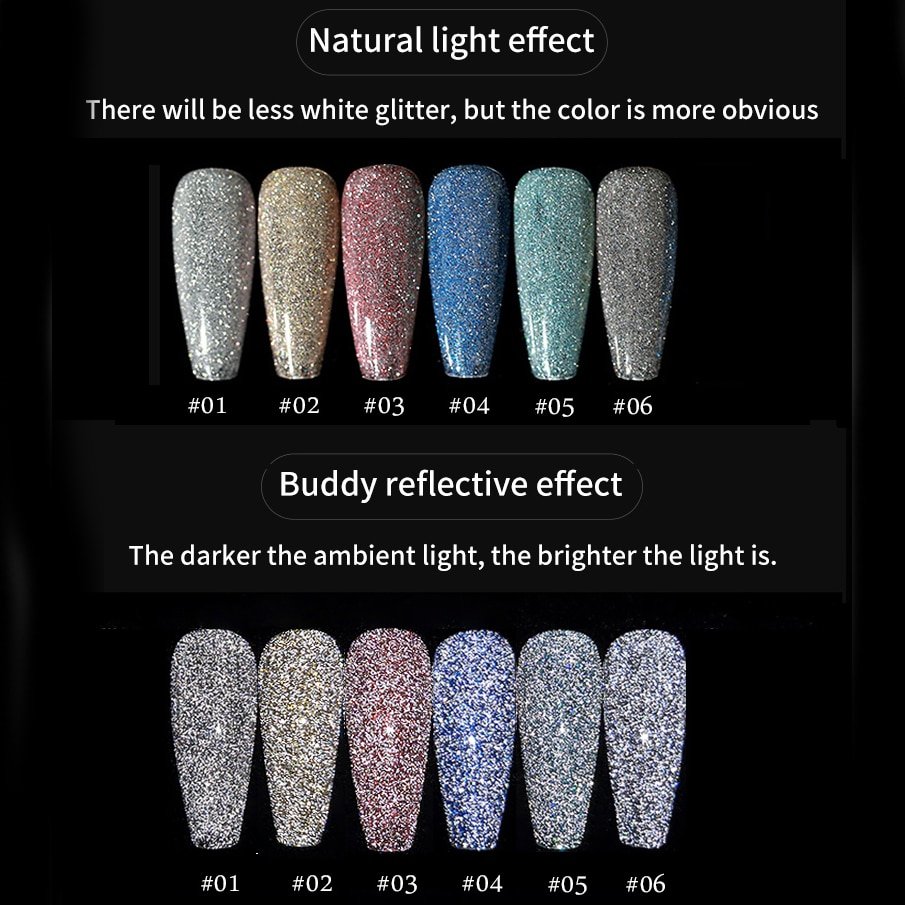 Diamond Glow Flash Nail Polish Gel