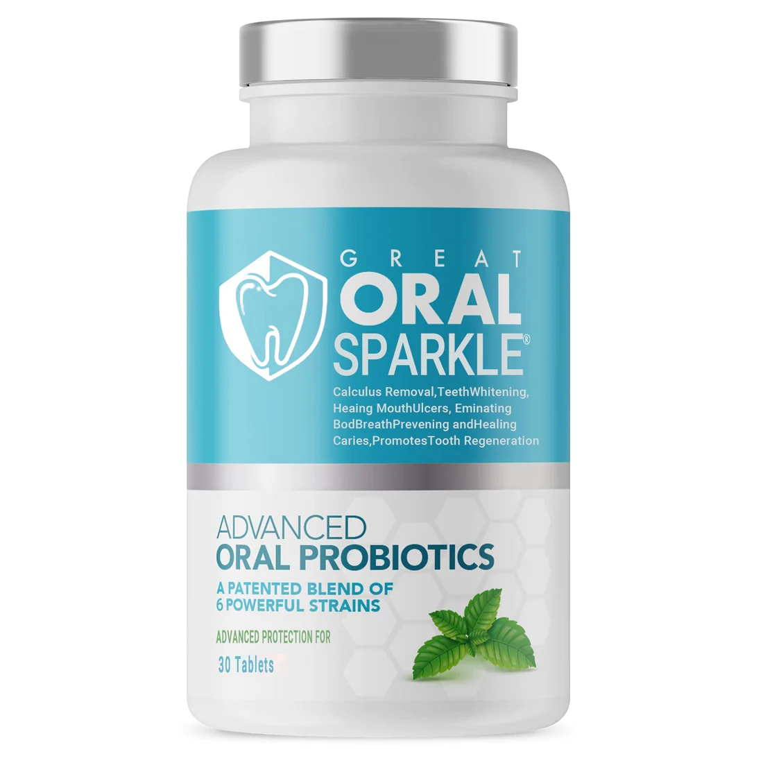 SPARKLEŽ Tooth QuitTablets (contains Bupropion and Varenicline) -for various oral problems such as bad breath, toothache, calculus, periodontitis and tooth regeneration