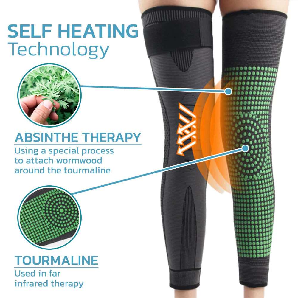 KNEECAH Tourmaline Acupressure Selfheating Knee Sleeve