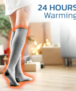 24H7WARM Detoxify Electric Heated Graphene Socks