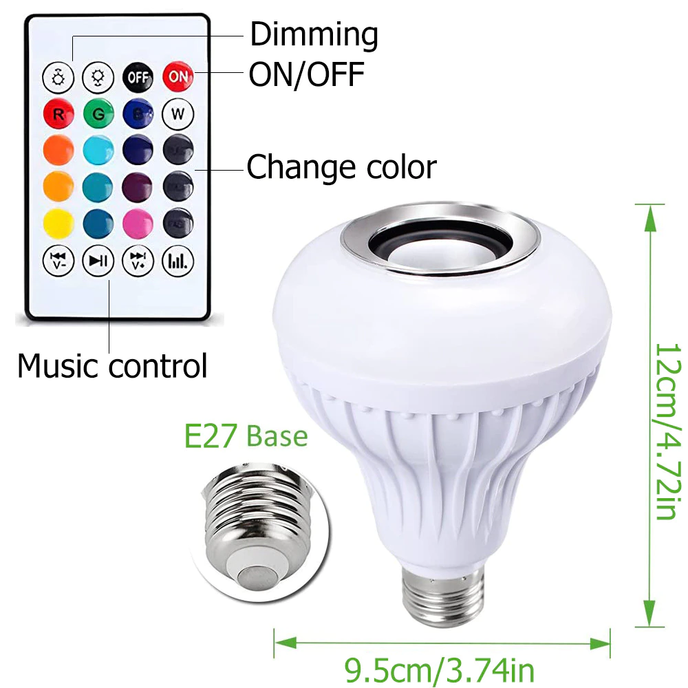 Music Bluetooth Speaker Nxled Bulb Light