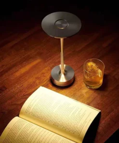 Metallic Cordless Table Lamp