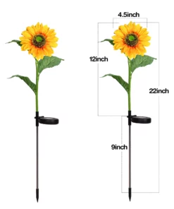 Outdoor Solar Garden Sunflower Lights