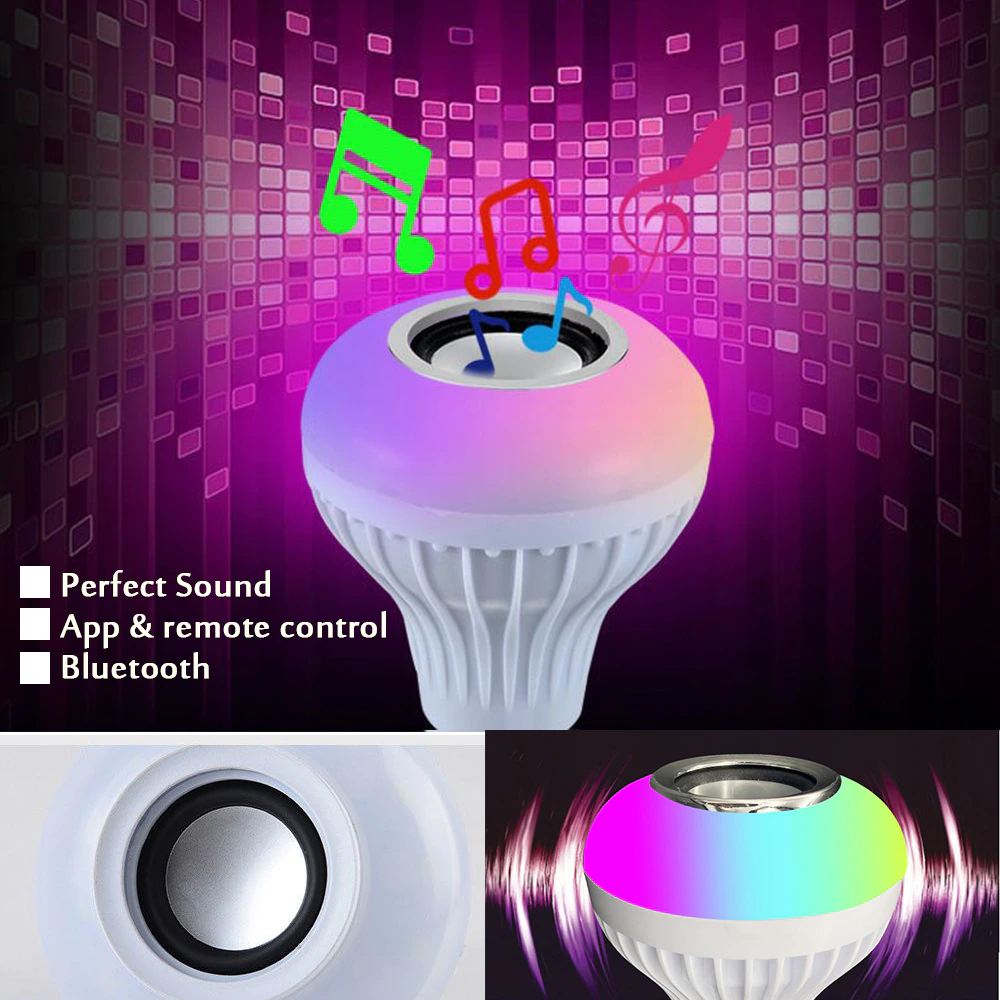 Music Bluetooth Speaker Nxled Bulb Light