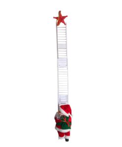 Santa Climbing Ladder Christmas Decorations