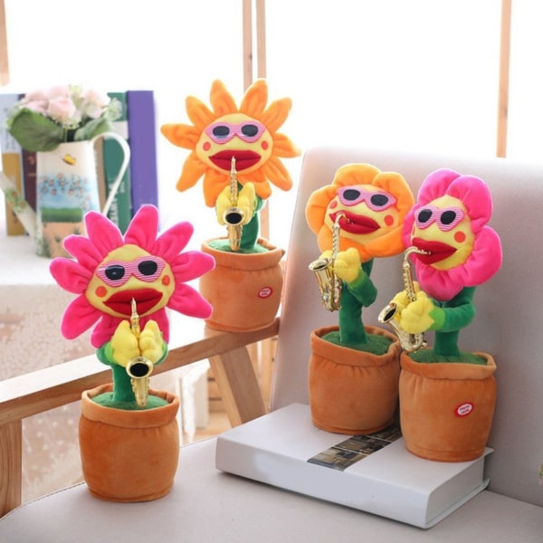 Singing and Dancing Sunflower Plant Toy