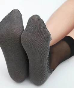 Silky Anti Slip Cotton Socks