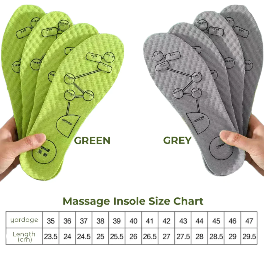 Mr. FeetŠ Inner Circulation Acupoint Massage Insole