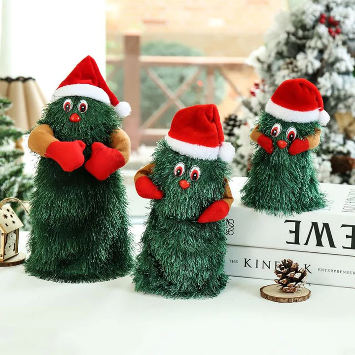 Dancing Christmas Tree Family