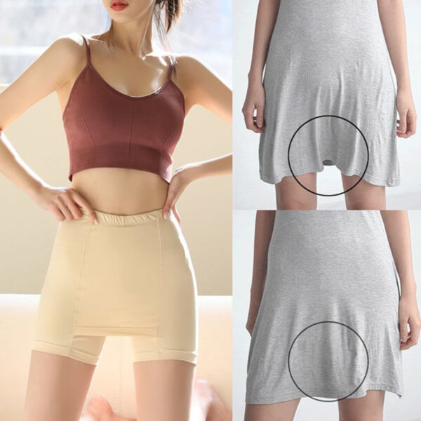 Double-Layer Front Crotch Ice Silk Shorts