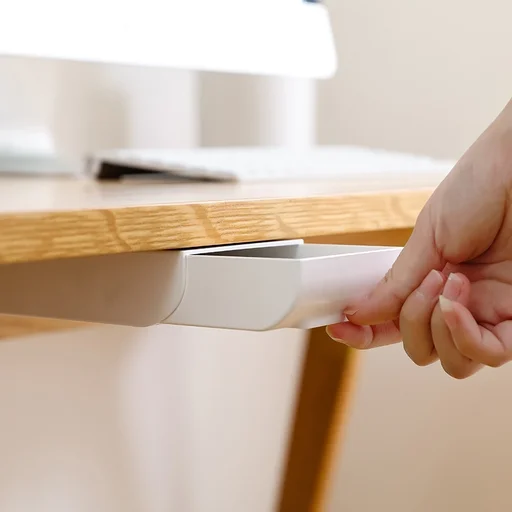 Hidden Self-Adhesive Under Desk Drawer