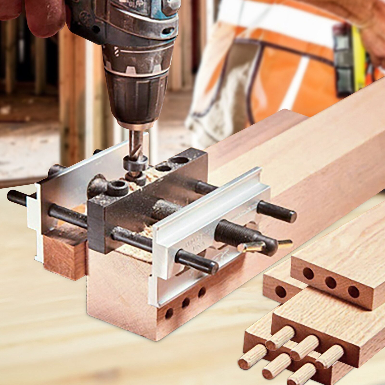 Self-Centering Dowel Jig