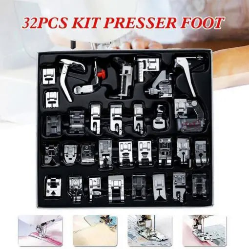 Sewing Machine Presser Foot 32pcs in Kit