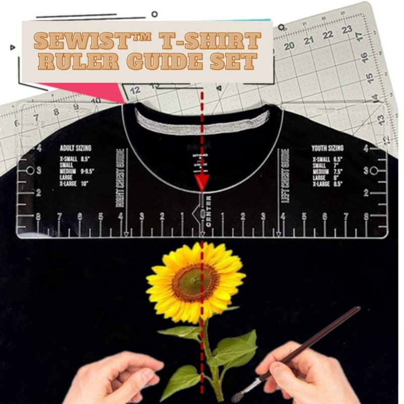 Sewist T-Shirt Ruler Guide Set (4pcs)