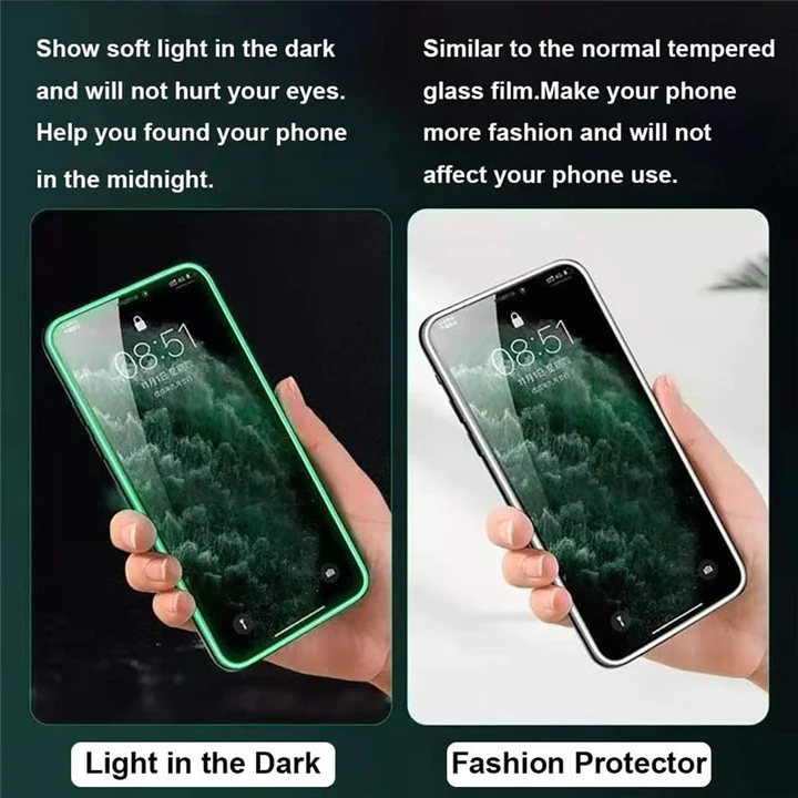 Luminous Glowing Tempered Glass Screen Protector