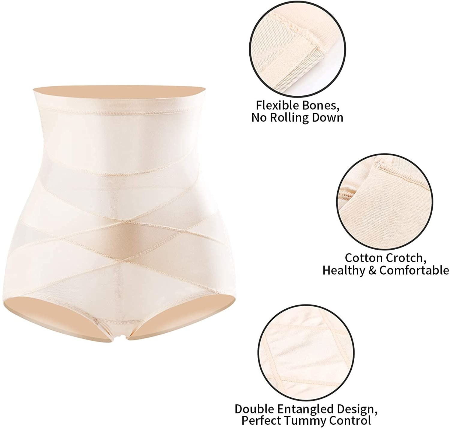 High Waist Butt Lifter Slimming Shapewear for Women Tummy Control