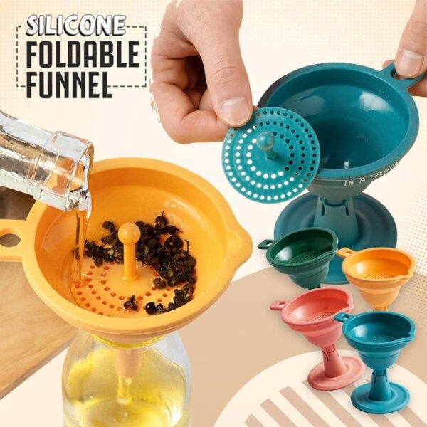 Silicone Foldable Funnel