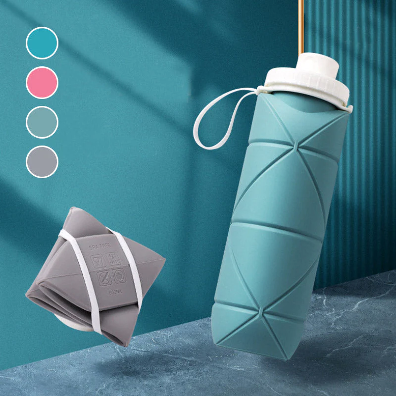 Silicone Foldable Water Bottle