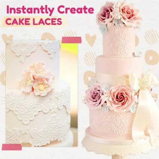 Silicone Lace Fondant Cake Mat