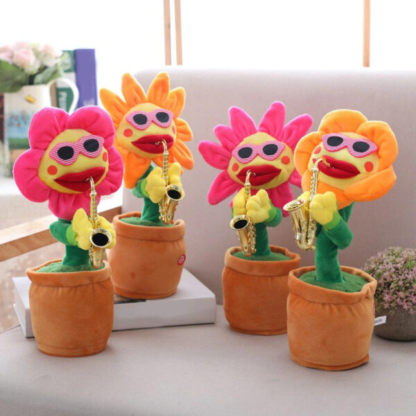 Singing and Dancing Sunflower Plant Toy