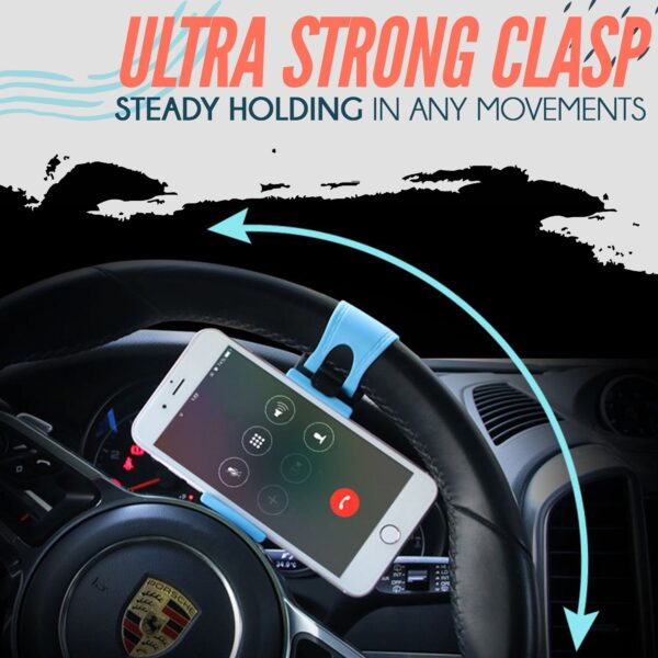 Skid Proof Steering Wheel Phone Mount